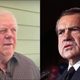 Steve Jenne, left, and Richard Nixon, right